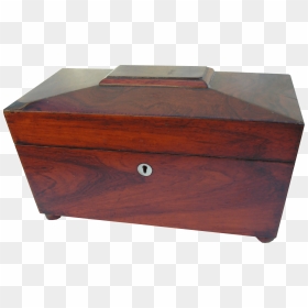 Rosewood Sarcophagus Tea Caddy Transparent Background - Drawer, HD Png Download - tea table png
