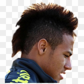 Neymar Football Player Hairstyle, Png Download - Neymar Hair, Transparent Png - hairstyle png male