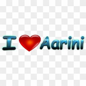 Aarini 3d Letter Png Name - Love Ian Name Design, Transparent Png - 3d heart symbol png