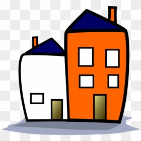 Cartoon Apartment Building - Apartment Clipart, HD Png Download - apartment building png