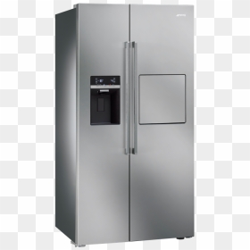 Smeg American Fridge Freezer, HD Png Download - fridge freezer png