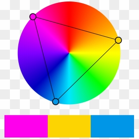 Triadic Colors - Triadic Color Palette, HD Png Download - blue color png