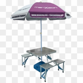 Mesa Plegable Camping, HD Png Download - folding umbrella png