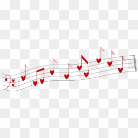 Music Notes Heart Png, Transparent Png - music notes images png