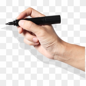 We Can Support Your Business Through The Full Marketing - Hand Pen Png, Transparent Png - pen in hand png