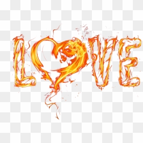 Love In Fire Png, Transparent Png - love forever png