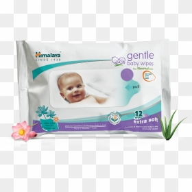 Gentle Baby Wipes 12s - Himalaya Baby Products List With Price, HD Png Download - indian baby png