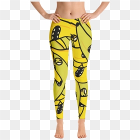 Banana Bunch Leggings - Leggings, HD Png Download - banana bunch png