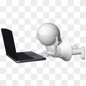 Business, HD Png Download - woman with laptop png