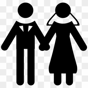 Clip Art Holding Hands Vector Graphics Computer Icons - Outline Of People Holding Hands, HD Png Download - wedding hands images png