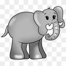 Baby Elephant Clipart - Indian Elephant, HD Png Download - indian baby png