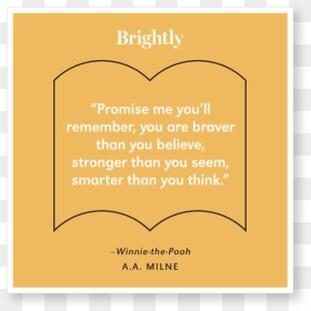 A - A - Milne - Children's Book Quotes, HD Png Download - best quotes png