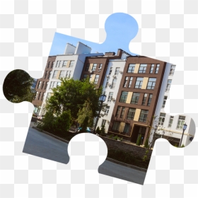 Puzzle Piece Of Nyc Apartment Buildings - House, HD Png Download - apartment building png