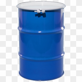 30 Gallon Blue Open Head Unlined Steel Drum - Repinique, HD Png Download - water drum png