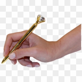 Writing, HD Png Download - pen in hand png