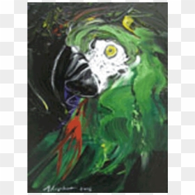 Bird 22, Green Parrot - Visual Arts, HD Png Download - green parrot png