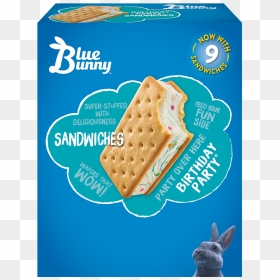 Birthday Party® Sandwiches - Blue Bunny Mini Swirls, HD Png Download - birthday crackers png