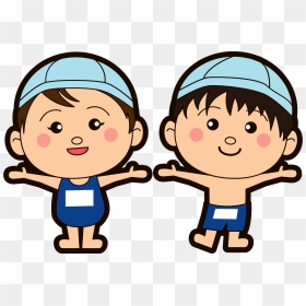 Menino E Menina Com Balão, HD Png Download - school kids clipart png