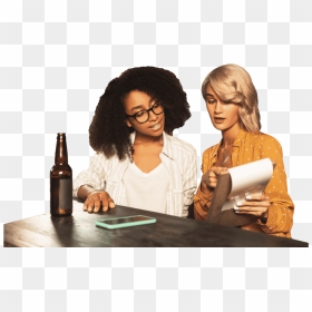 Girl My Friend Beer Delivery, HD Png Download - corporate girl png