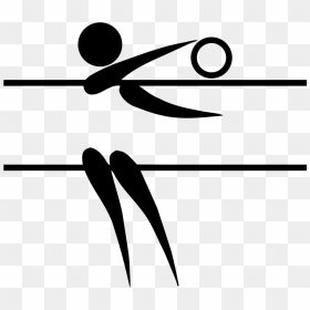 Olympic Pictogram Volleyball, HD Png Download - volleyball png images