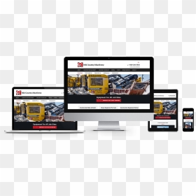 Heavy Equipment Website Design Responsive Website Design - Iphone, HD Png Download - responsive web design images png