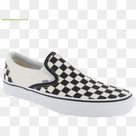 Kids Shoes 2016 Vans Classic Slip On Shoes Black White - Teal Checkered Slip On Vans, HD Png Download - kids shoes png