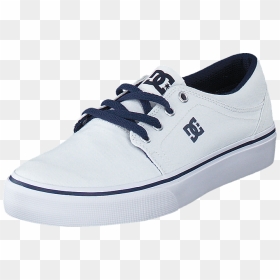 Dc Shoes Children Dc Kids Trase Tx Shoe White/navy - Shoe, HD Png Download - kids shoes png