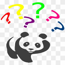 World Wide Fund For Nature - Panda Question Marks, HD Png Download - nature clipart png