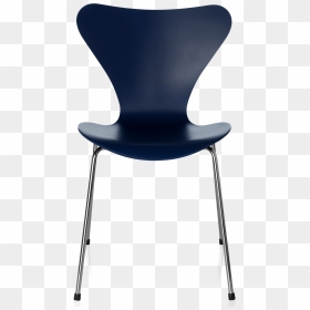 Serie 7 Chair Arne Jacobsen Ai Blue Lacquered - Fritz Hansen Series 7 Chairs, HD Png Download - chair png image