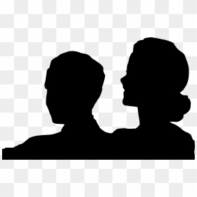 People Watching Tv Silhouette, HD Png Download - people watching png