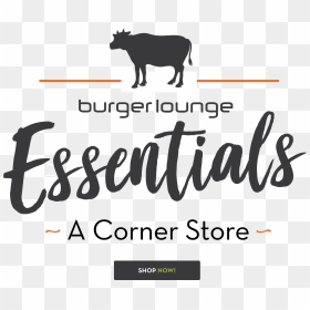 Burger Lounge Essentials - Dairy Cow, HD Png Download - bargar png