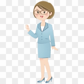 Cartoon Teacher Transparent - Woman Teacher Clipart Png, Png Download - cartoon .png