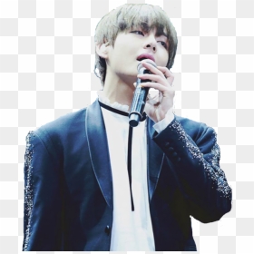 Kpop, Png, And V Image - Kpop Singing Png, Transparent Png - singing images png