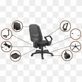 Chair Accessories, HD Png Download - revolving chair png