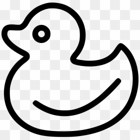 Duck - Patito Icono Transparente, HD Png Download - white duck png