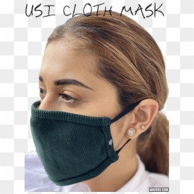 Usi Cloth Mask - Face Mask, HD Png Download - corporate girl png