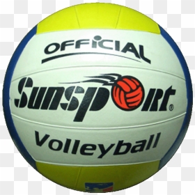 Green And White Volleyball Png - Sunsport Basket Volleyball, Transparent Png - volleyball png images