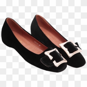 Ballet Flat Slip-on Shoe Strap Buckle - Ladies Shoes 2019 Png, Transparent Png - ladies sandal png