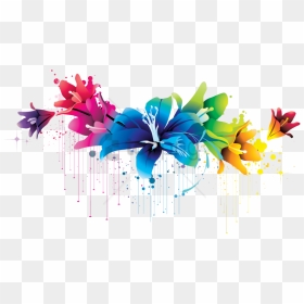 Free Png Colorful Floral Design Png Png Image With - Png Background High Resolution, Transparent Png - vector flower design png