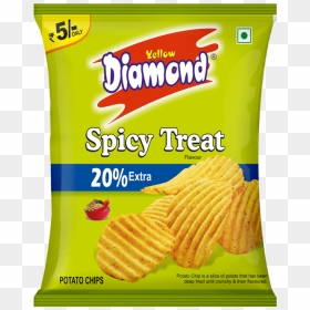 Yellow Diamond Chips Logo, HD Png Download - nimbu png