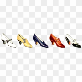 Free Fashion Clip Art - Shoe Border Transparent, HD Png Download - female shoes png
