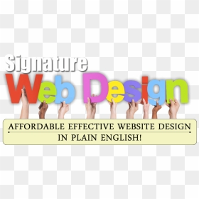 Signature Web Design, Affordable Web Design In Plain - Graphic Design, HD Png Download - website design images png