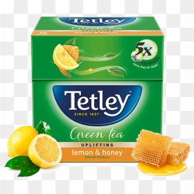 Green Tea Lemon & Honey 10s - Tetley Green Tea Lemon And Honey, HD Png Download - nimbu png