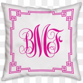 Framed Monogram - Cushion, HD Png Download - monogram frame png