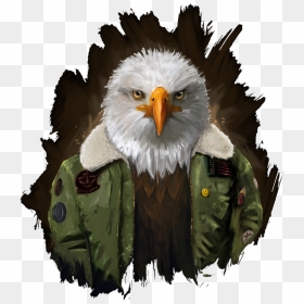Team Image - Eagle Pilot, HD Png Download - eagle sitting png