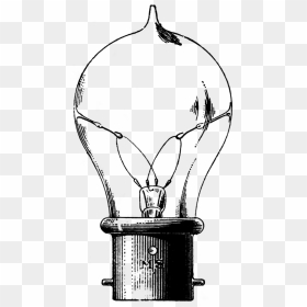 Download Vintage Image Light Bulbs In Png Format With - Edison Light Bulb Drawing, Transparent Png - bulb illustration png