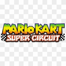 Download Super Mario Kart Png File For Designing Purpose - Mario Kart Super Circuit Logo, Transparent Png - kart png