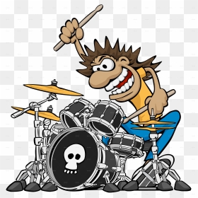 Drummer Cartoon, HD Png Download - water drum png