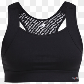 Stability Bra C/d, Black - Vest, HD Png Download - seamless lace png