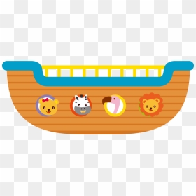 Noah And The Ark Story Clipart Printable Book Clip - Arca Png, Transparent Png - noah's ark png